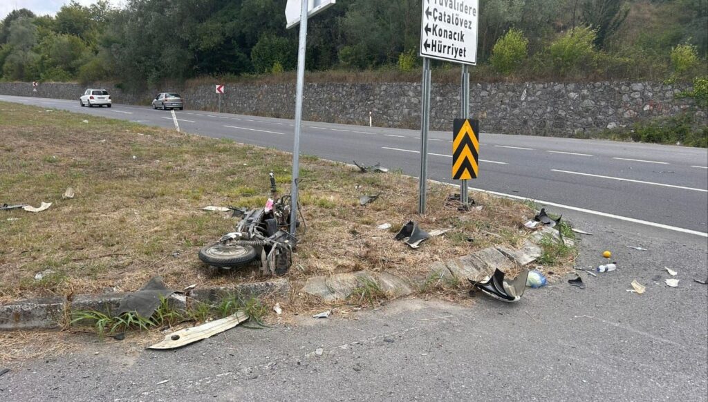 sakaryada feci kaza elektrikli bisiklet surucusu oldu li7iUFxJ