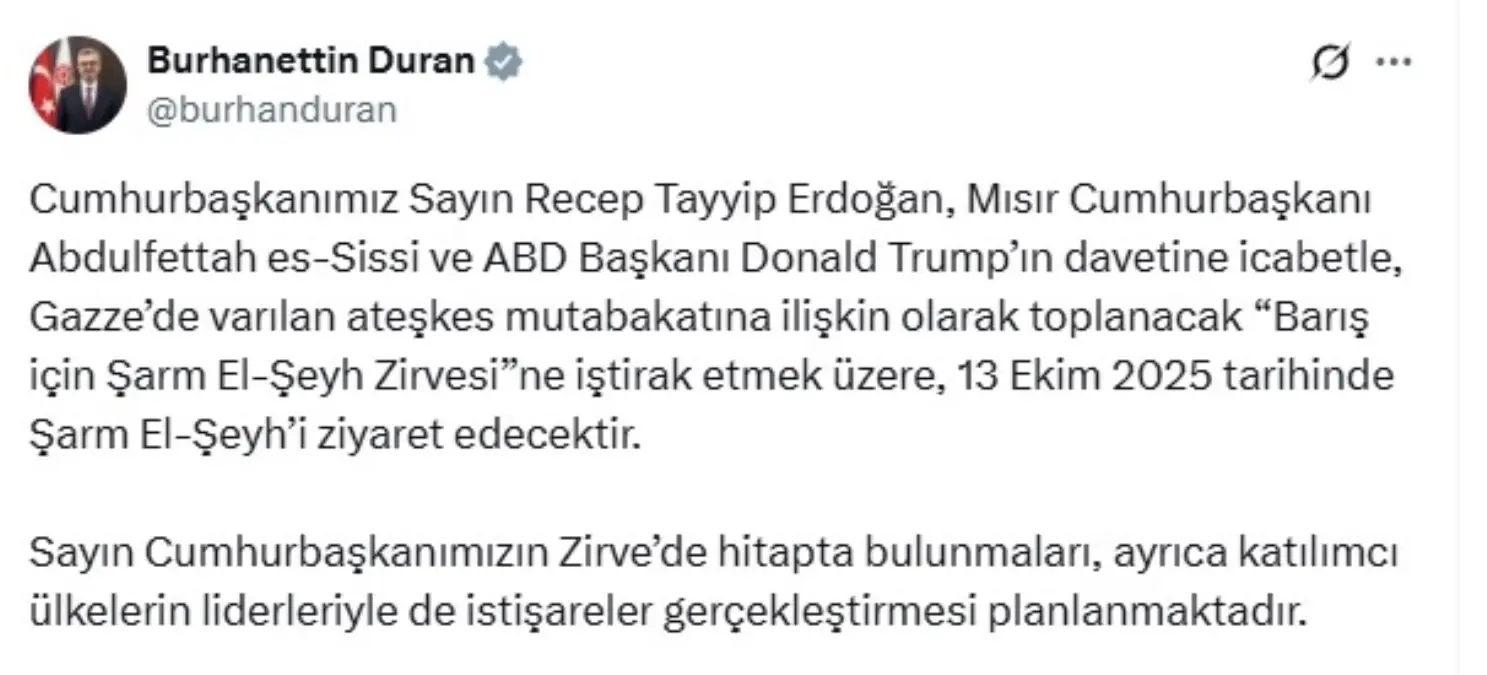 cumhurbaskani erdogan baris zirvesi icin misira gidiyor xY9u4tuG.jpg